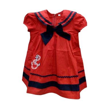STB Kids Jangkar 2 Dress Bayi Perempuan - Merah