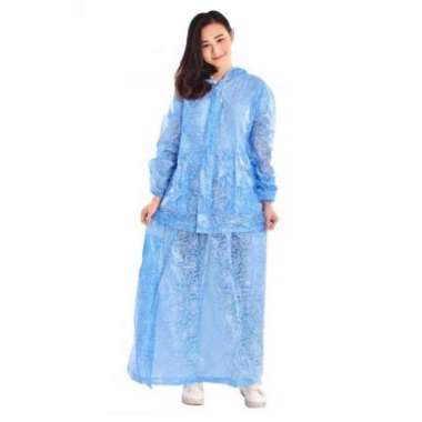 JAS HUJAN Setelan Jaket Rok Merk Elmondo Rosalia 802 Promo TERMURAH ungu