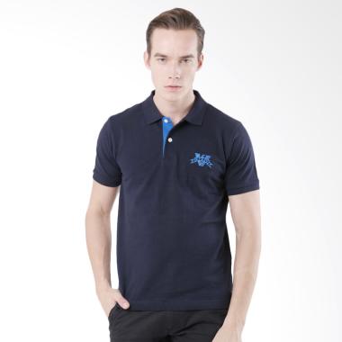 Efesu Big Bail Kaos Polo Pria - Navy