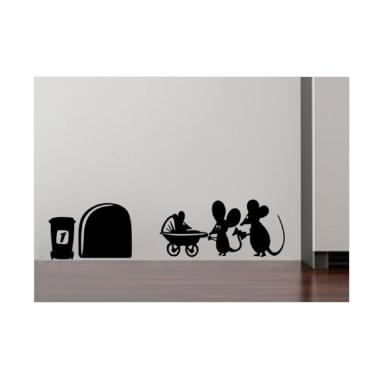 OEM Tikus Mouse Family Baby Wall St ... / Hiasan Dinding / Laptop