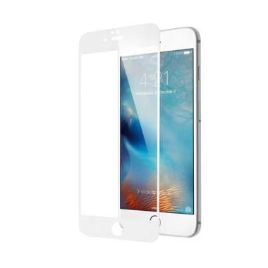 iStomp Tempered Anti Glare 4D Full ... ctor for iPhone 7 - White