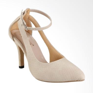 AliveLoveArts Eros High Heels Wanita - Cream