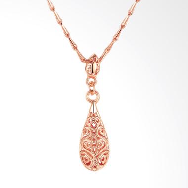 Bella & Co LKN18KRGPN750 Necklace Kalung Lapis Silver Aksesoris Wanita
