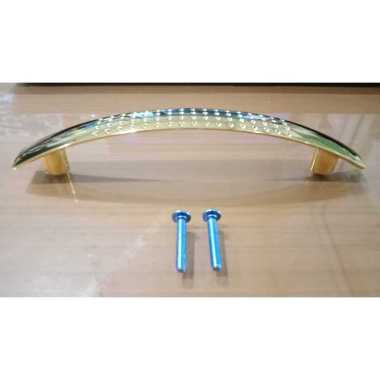 TARIKAN LACI LEMARI / HANDLE LACI BINTIK / GAGANG LEMARI HIAS 128 MM - GOLD