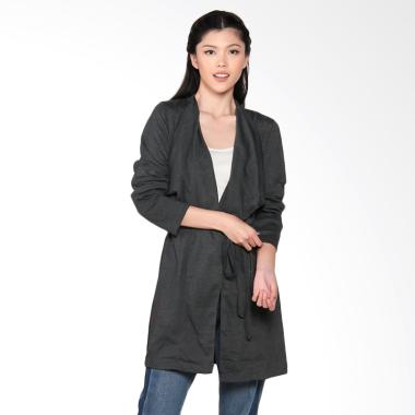 Miyoshi Josei MJ001JM8J16 Festive Cardigan Wanita - Grey