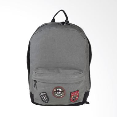 DC Backstack Canvas M Backpack Pria- Vintage Green EDYBP03136-GZJ0