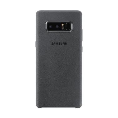 Samsung Original Alcantara Cover Casing for Galaxy Note 8 - Grey