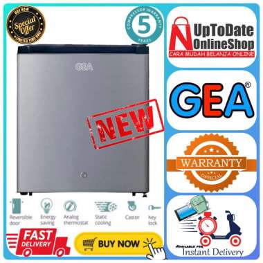 KULKAS PORTABLE MINI BAR GEA RS-06DR RS06DR LEMARI ES MINI BAR SUPER LOW WATT SUPER COOLING