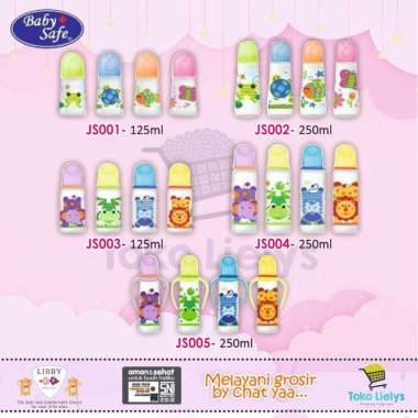 Baby Safe Botol Asi 125 ml / 250ml - JS003 Orange