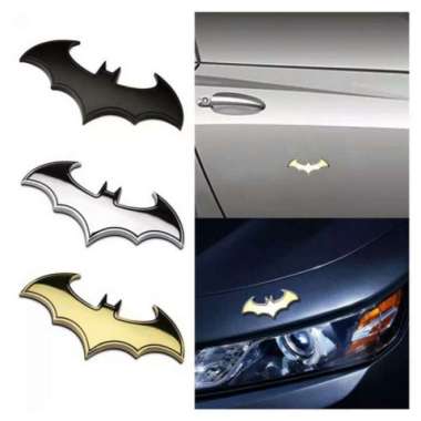 harga Baru Emblem  Logo Batman Kelelawar Aksesoris Mobil  Motor Otomotif - Gold Murah Blibli.com