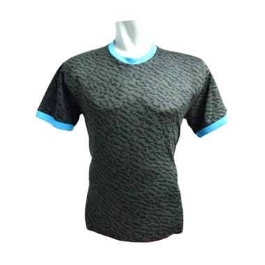Ping Tai Fu Shi Loreng Original Kaos Olahraga Pria - Green Army P005#
