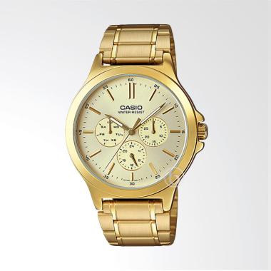 CASIO Multi Function Jam Tangan Pria - Gold MTP-V300G-9A Gold