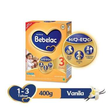 Promo Harga Bebelac 3 Susu Pertumbuhan Vanila 400 gr - Blibli