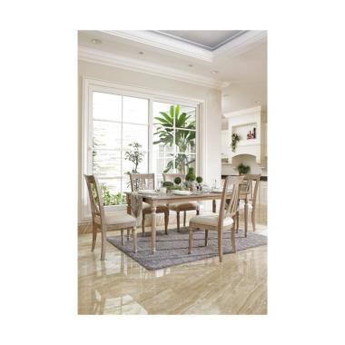 Artista Home Dior Set 4 Kursi Comfy Fit Chocolate Set Meja Makan