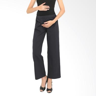 INUJIRUSHI Maternity Casual Pants Stripe - Black