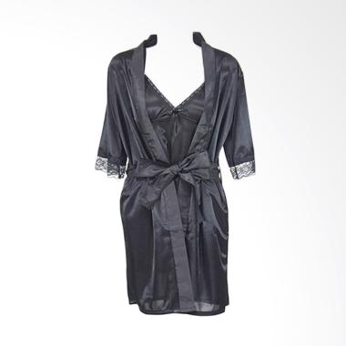 Deoclaus TSC For Bridal Shower Fash ... Kimono & Lingerie - Black
