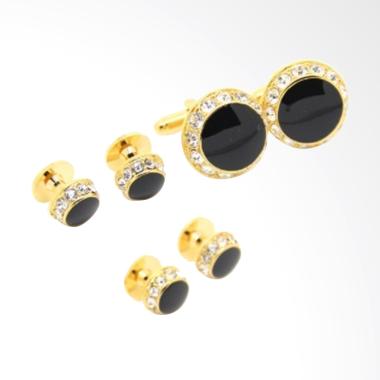 Houseofcuff Premium Stud Buttons - Gold Gold