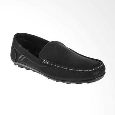Mocassino Kaisa Sepatu Slip On Pria - Black [8316100]