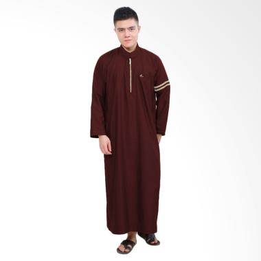 Okechuku Jubah Nabawi Pakaian Gamis Pria - Maroon