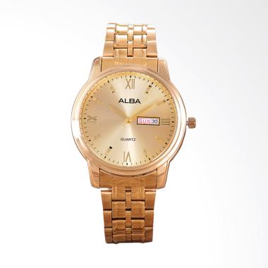 Alba Jam Tangan Pria - Gold Gold 8026