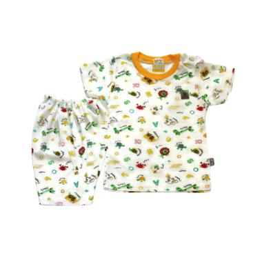 ARTHUR & AMIE Babyandkids Ocean Setelan Piyama Pendek Anak - kuning