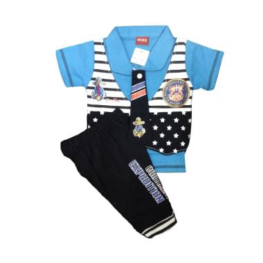 Baby Zakumi 1117 Kids Setelan Expedition Okr Setelan Baju Anak - Biru