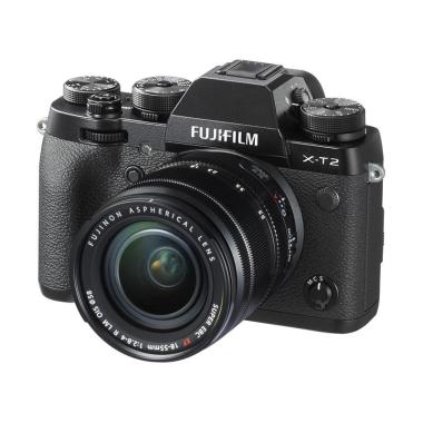 Fujifilm X-T2 with 18-55mm f 2.8-4 ... igital Camera Kit - Hitam