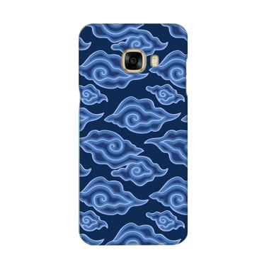 Premiumcaseid Batik Corak Mega Mend ... sung Galaxy C5 Pro - Biru