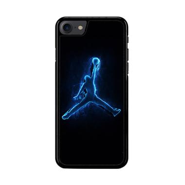 Flazzstore Air Jordan Glow Light Bl ... for iPhone 7 or iPhone 8