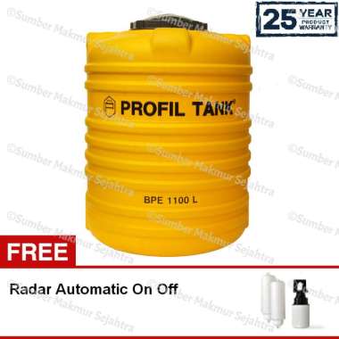 Tangki Air / Tandon / Toren Profil BPE 1100 [1100 Liter] Kuning