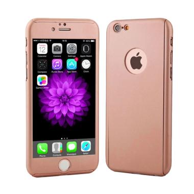 OEM 360 Hardcase Casing for iPhone ... old + Free Tempered Glass