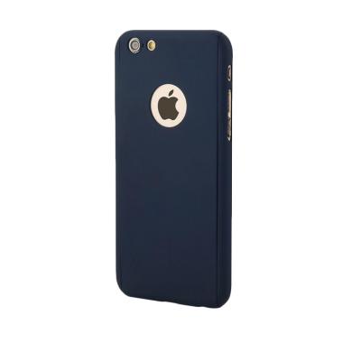 OEM 360 Hardcase Casing for iPhone 6 or iPhone 6s - Navy + Free Tempered Glass