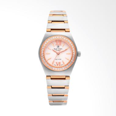 Royal Crown 6416LR Stainless Steel Jam Tangan Wanita.