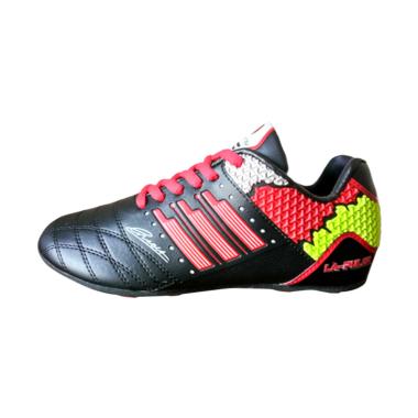 Sevenray La Pulga JR Sepatu Futsal Anak - Hitam Merah