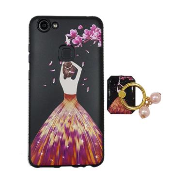 OEM Marcell Sexy Girl Flower Casing for VIVO V7 - Ring Mutiara