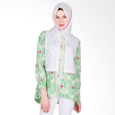 Arya Putri Batik ATM-010-GW Kanyaka Atasan Baju Batik Muslim Wanita
