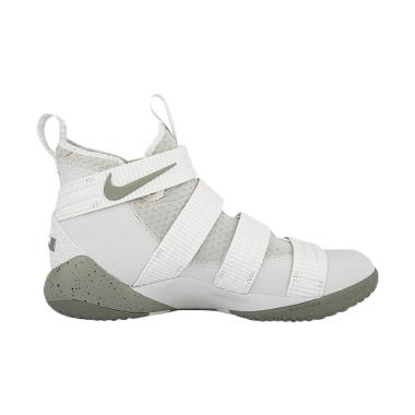 Nike Lebron Soldier XI SFG Sepatu Basket Pria - White