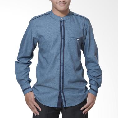 Zaen Nefrand Koko Baju Muslim Pria - Biru Tua