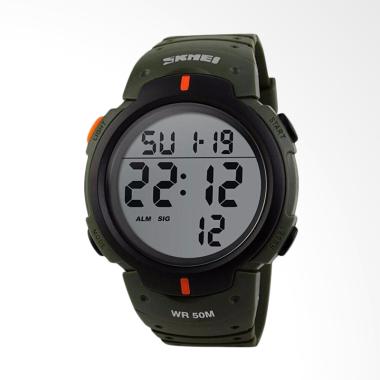 SKMEI DG1068 Jam Tangan Pria Digita ... WR 50M 1068 - Army Green