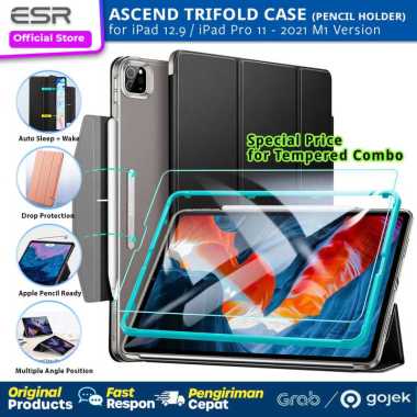 Original ESR Ascend Trifold Case iPad Pro 11 12.9 inch M1 2021 - Smart Casing Cover SmartCover iPad 