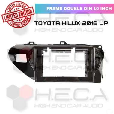Frame 10" inch TOYOTA HILUX Double Din Android Head Unit Tape Mobil