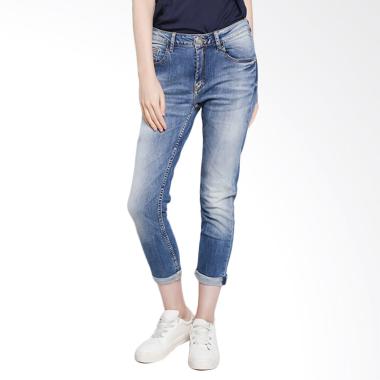 Miyoshi Josei MJ17PA069BK 7/8 Skinny Jeans Wanita - Light Indigo