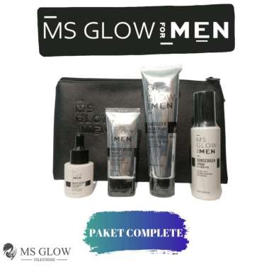 Ms Glow For Men Paket Complete / Ms Glow For Men Paket Lengkap /Ms Glow Men ORIGINAL
