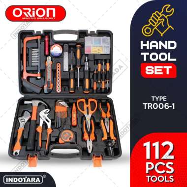 Orion TR006-1 Toolbox Hand Tool Kit Set hitam polos