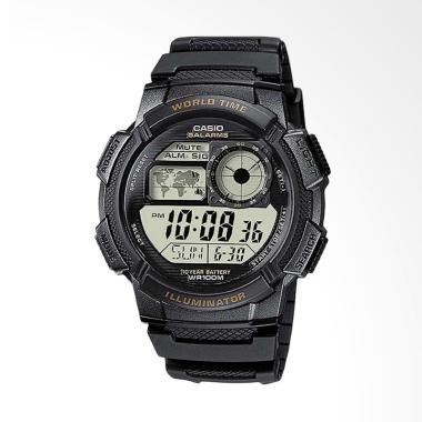 CASIO Original Digital Jam Tangan Pria - Hitam [CAS 1001-01]