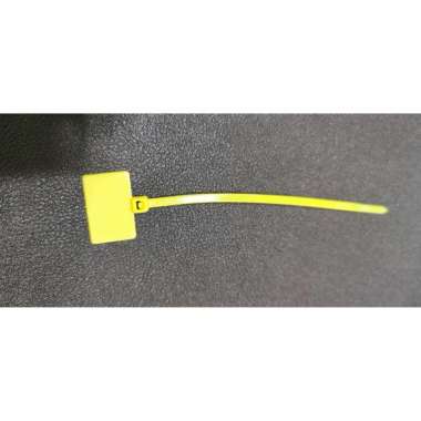 Maker TIE warna KUNING 10cmx3mm Pengikat Kabel label / cable Ties Putih