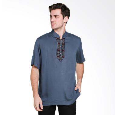 Al Mustika Starlight Baju Koko Pria - Blue