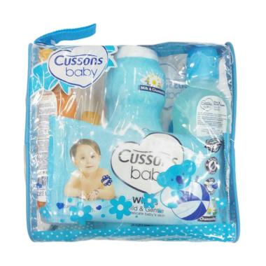 MOMO Cussons Daily Care Medium Bag Set Perlengkapan Bayi - Biru