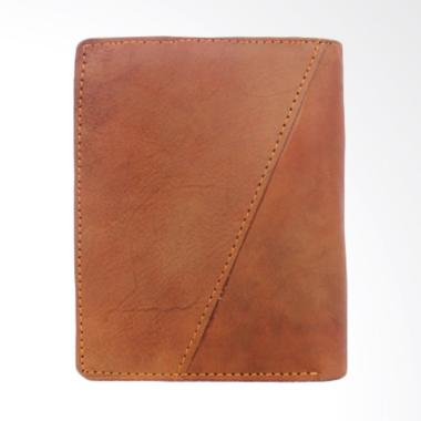 Kenes Leather 3D Kulit Dompet Pria - Brown