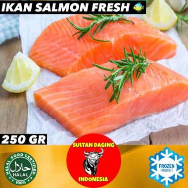 SALMON FILLET FRESH FISH 250GR/ SALMON/ SALMON FILLET/ IKAN SALMON/ IKAN SALMON FRESH/ SALMON